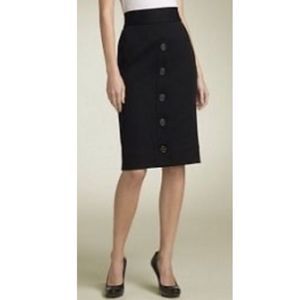 Diane Von Furstenberg Nanetta Black Pencil Skirt | Size 6